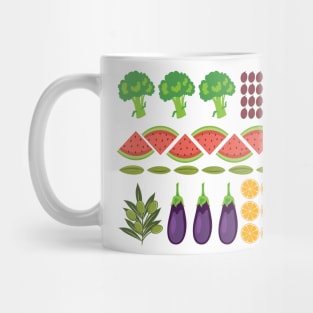 Food Flat Lay Mug